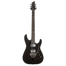 SCHECTER C1 FR FLOYD BLACK AND CHROME